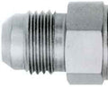 Aeroquip FCM2871 #4 to 1/4 Inch Flare Adapter, Weld-On Steel Male Bung, Braze Finish
