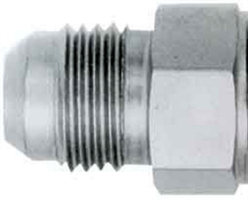 Aeroquip FCM2871 #4 to 1/4 Inch Flare Adapter, Weld-On Steel Male Bung, Braze Finish