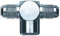 Aeroquip FCM2881 Female Pipe Flare Tee Adapter, 1/8 in NPT Female to 3 AN Male, Steel, Zinc Plated