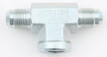 AEROQUIP FCM2883 Female Pipe Flare Tee Adapter, 1/4 in NPT Female to 4 AN Male, Steel, Zinc Plated