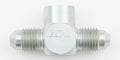 Aeroquip FCM2910 Steel Brakeline Adapter Tee with 3/8-24 Inverted Flare Female and 4 AN Male Fittings