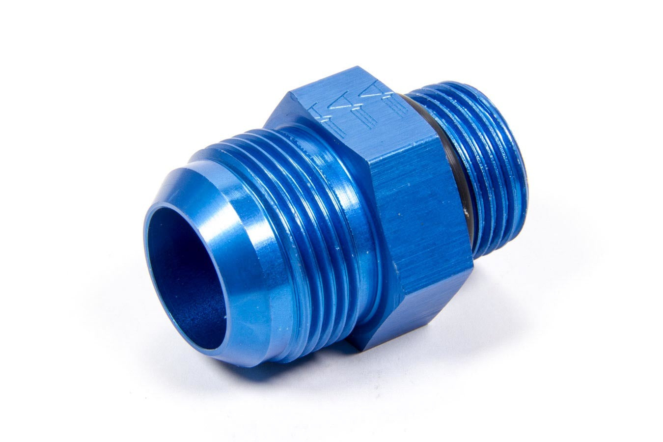 AEROQUIP FCM2956 #12 to #16 O-Ring Adapter Fitting Aluminum Blue Anodized