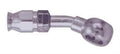 Aeroquip FCM3092 #3 17 Degree Banjo Fitting for PTFE Racing Hose, Steel, Natural Finish