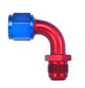AEROQUIP FCM3157 #10 Male to #10 Female 90 Degree Swivel Fitting