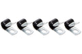 AEROQUIP FCM3482 Support Clamp, 0.44 Inch Inner Diameter, Vinyl Coated Steel, Set of 5
