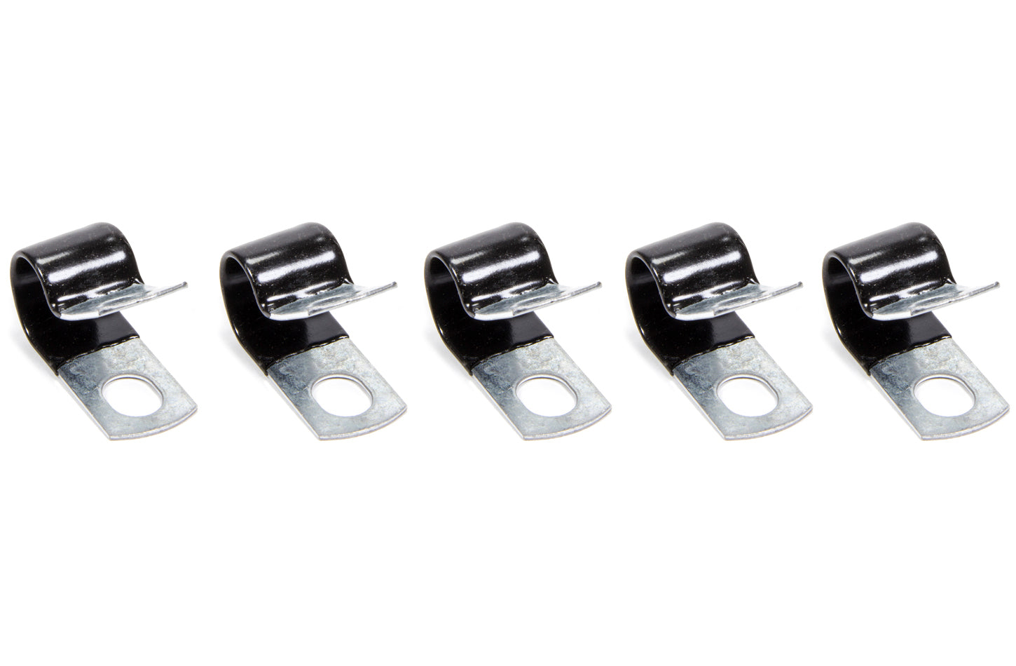 AEROQUIP FCM3483 Support Clamp, 0.5 Inch ID, Vinyl Coated Steel, Set of 5