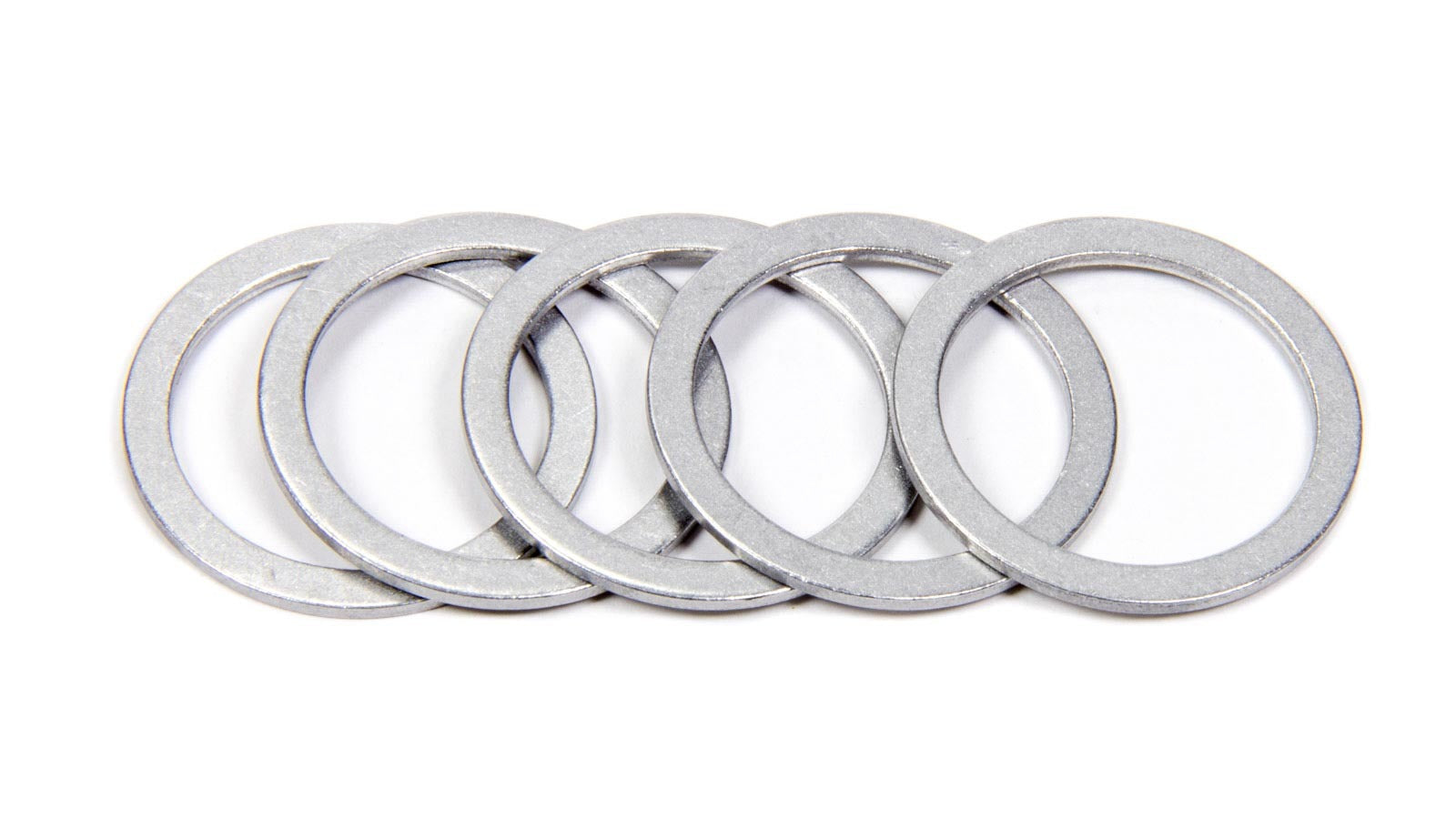 Aeroquip FCM3516 #10 Aluminum Crush Washer, Natural Finish, Set of 5
