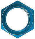 Aeroquip FCM3556 Bulkhead Fitting Nut #3 AN Aluminum Blue Anodized Pair