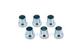 AEROQUIP FCM3668 #4 Tube Sleeve Steel Nickel Plated 1/4 Inch AN Fitting, Set of 6