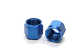 Aeroquip FCM3676 Aluminum Tube Nut, 8 AN, 1/2 Inch Tube Diameter, Blue Anodized Finish