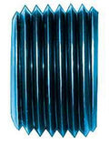 AEROQUIP FCM3687 3/8-Inch NPT Aluminum Pipe Plug with Blue Anodized Finish