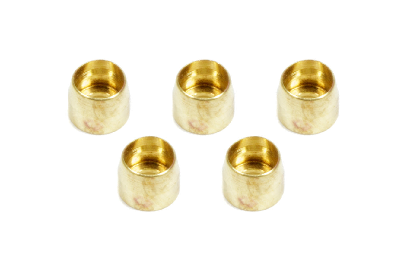 AEROQUIP FCM3720 Brass Compression Ferrule for 3 AN PTFE Fittings, Set of 5