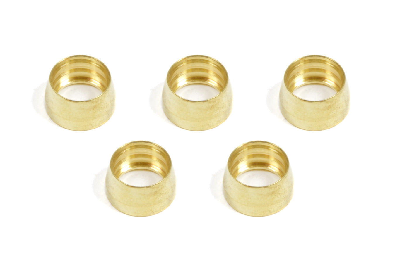 AEROQUIP FCM3823 #6 Brass Compression Ferrule for PTFE Fuel and Oil Lines, Set of 5
