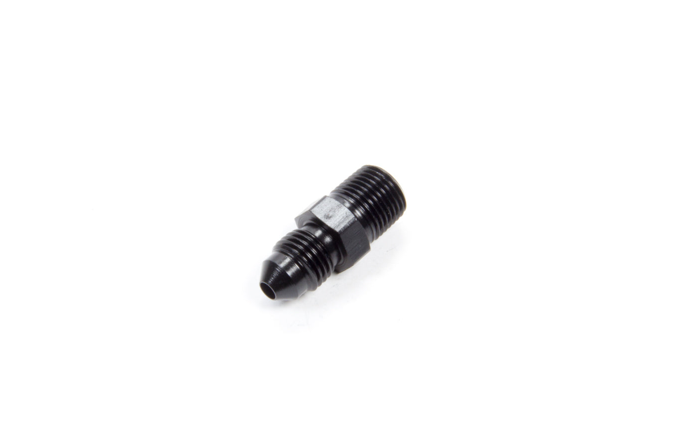 AEROQUIP FCM5000 Straight Aluminum Fitting 3AN Male to 1/8 in NPT Male Black Anodized