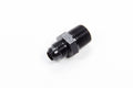 Aeroquip FCM5005 Steel Fitting Adapter, 6 AN Male to 3/8 Inch NPT Male, Black Anodized Aluminum