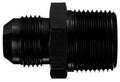 Aeroquip FCM5006 Straight Aluminum Adapter with 8 AN Male to 1/4 Inch NPT Male Connection