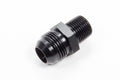 Aeroquip FCM5010 Straight Aluminum Adapter 12 AN Male to 1/2 Inch NPT Male Black Anodized