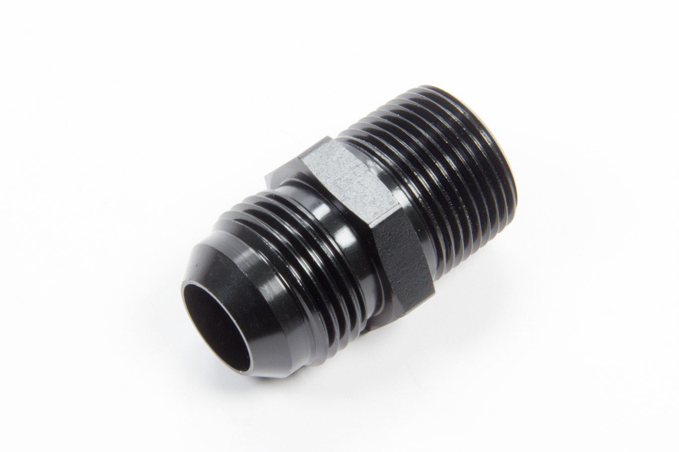 AEROQUIP FCM5011 Straight Aluminum Adapter, 12 AN Male to 3/4 Inch NPT Male, Black Anodized