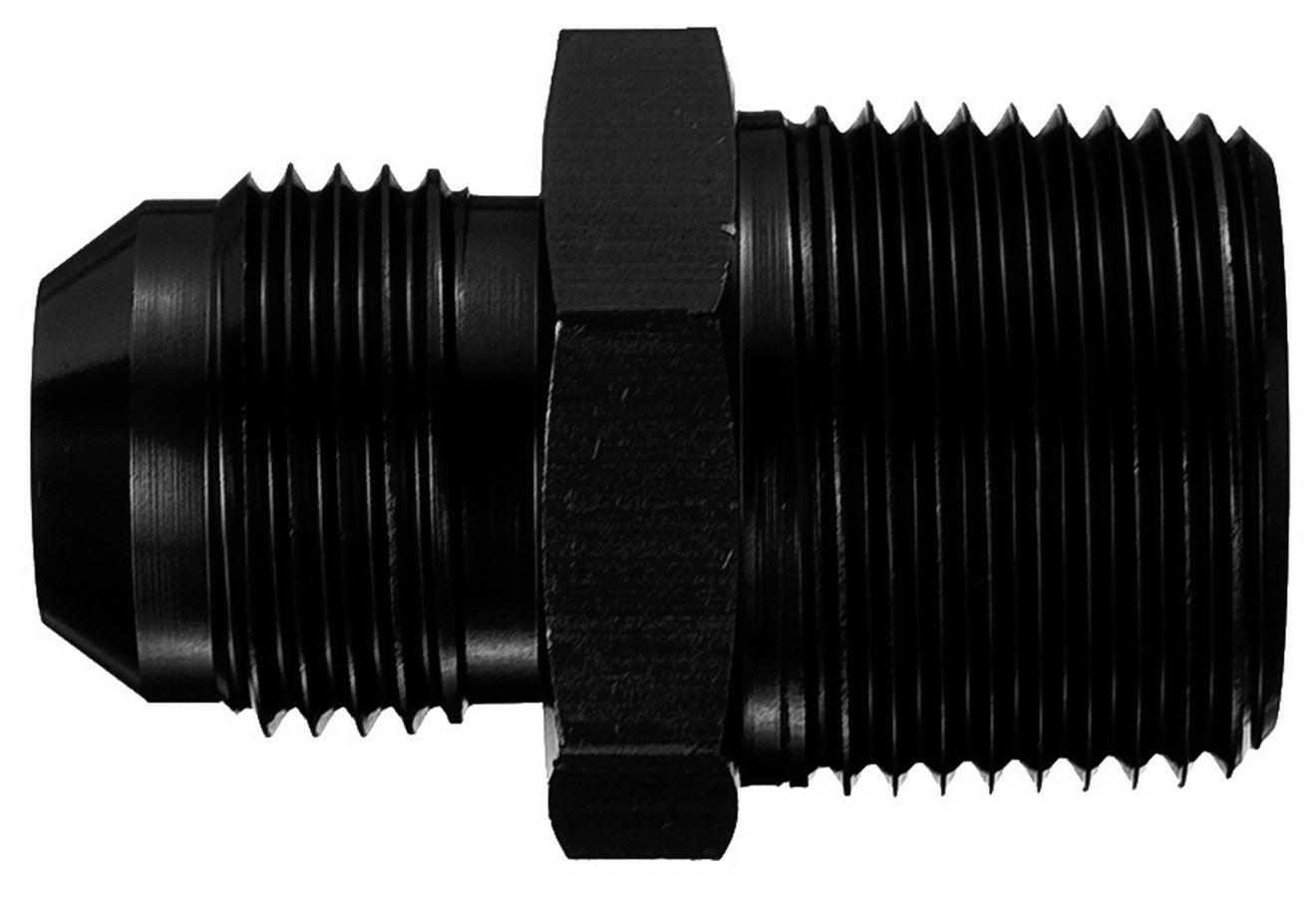 Aeroquip FCM5013 #6 to 1/2 Inch Pipe Aluminum Adapter Black Anodized