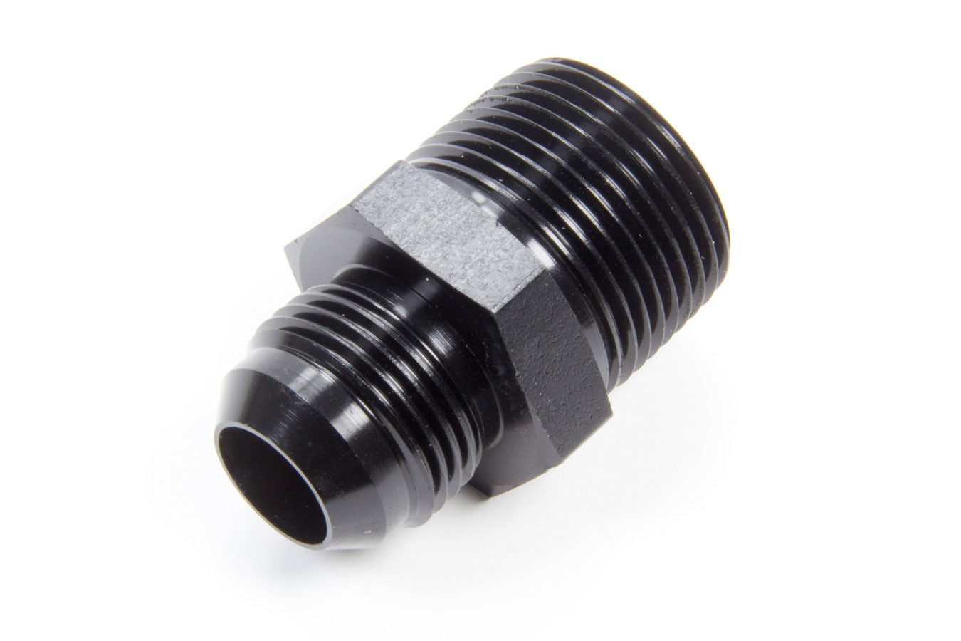Aeroquip FCM5014 #12 to 1NPT Pipe Aluminum Adapter Black Anodized