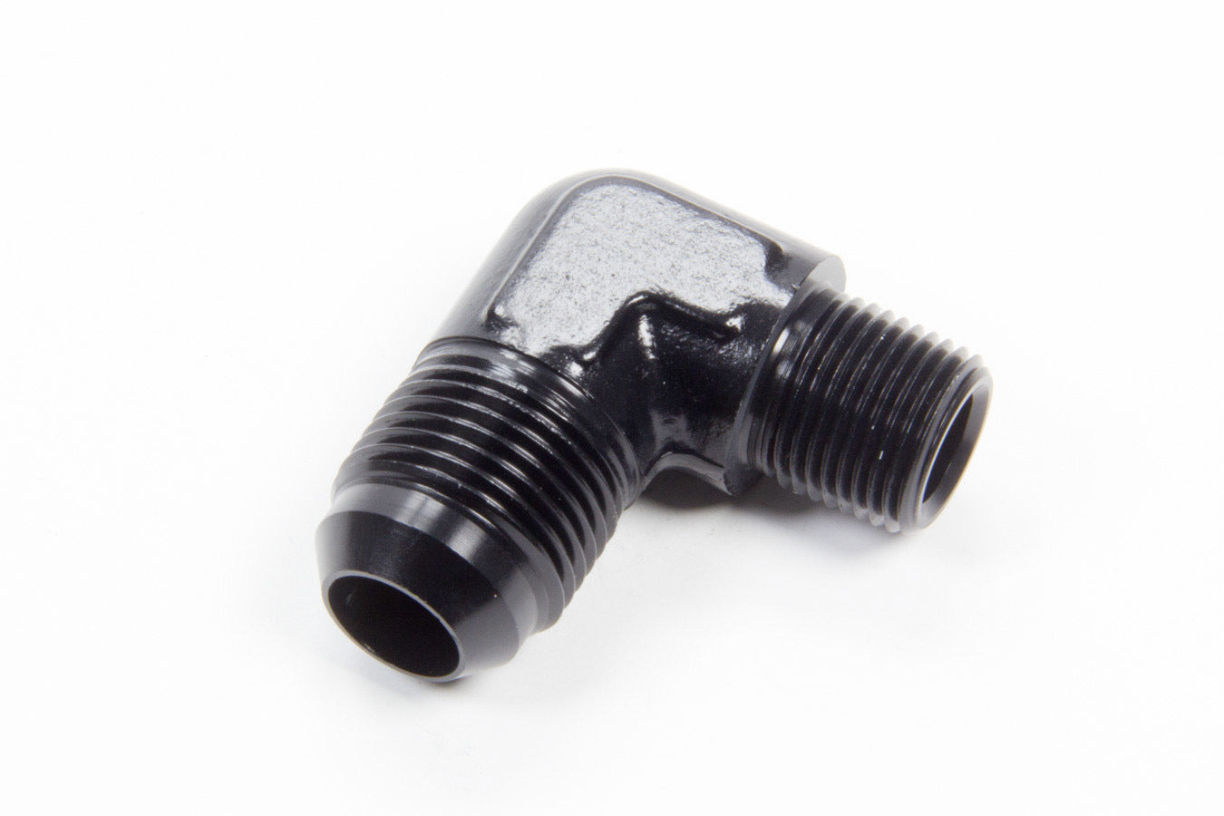 Aeroquip FCM5016 90 Degree #10 to 3/8 Inch Aluminum Adapter Black Anodized