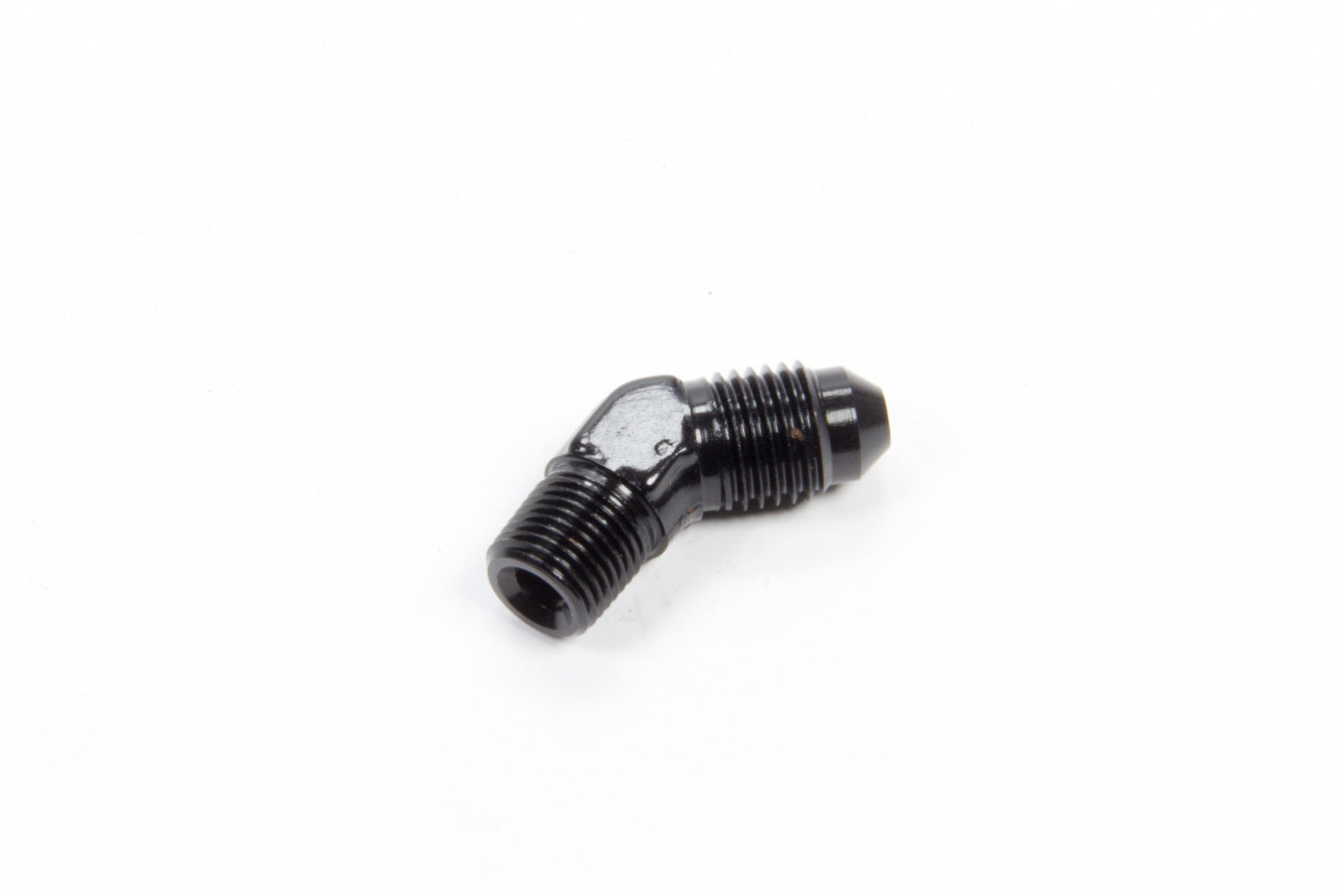 AEROQUIP FCM5021 45 Degree Aluminum Adapter for 4 AN Male to 1/8 Inch NPT Male Fittings