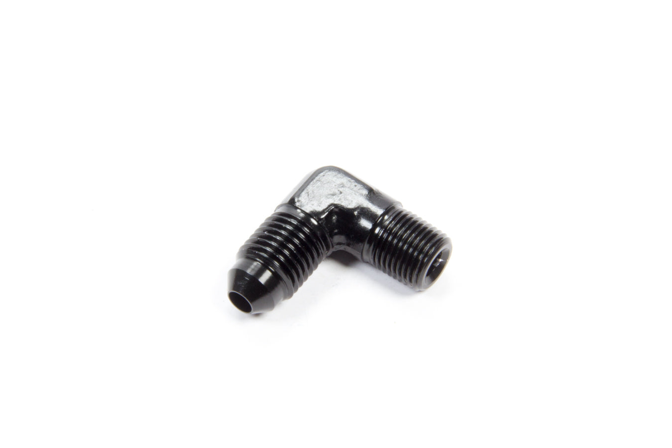 AEROQUIP FCM5031 90 Degree Aluminum Flare Fitting for 4 AN Male to 1/8 Inch NPT Male Connections