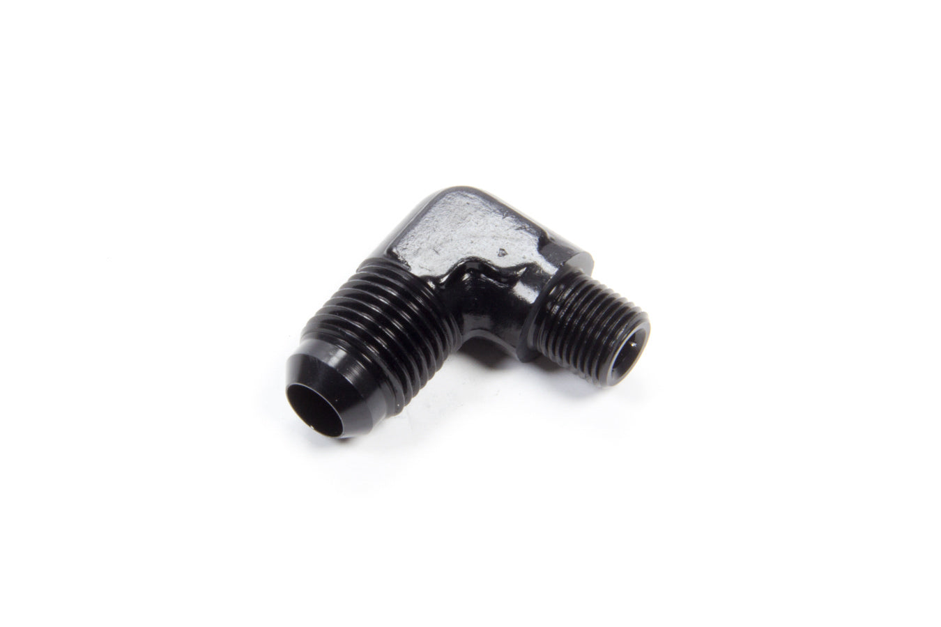 Aeroquip FCM5033 90 Degree Aluminum Adapter for 6 AN Male to 1/8 Inch NPT Male Fitting