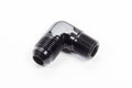 AEROQUIP FCM5037 90 Degree Aluminum Adapter for 8 AN Male to 3/8 Inch NPT Male Fittings