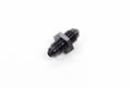 AEROQUIP FCM5051 #4 Flare Union Adapter, 4 AN Male to 4 AN Male, Aluminum, Black Anodized