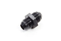 Aeroquip FCM5053 #8 AN Male to Male Straight Fitting in Black Anodized Aluminum