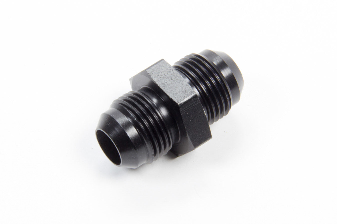 AeroQuip FCM5054 #10 AN Male to Male Straight Adapter in Black Anodized Aluminum