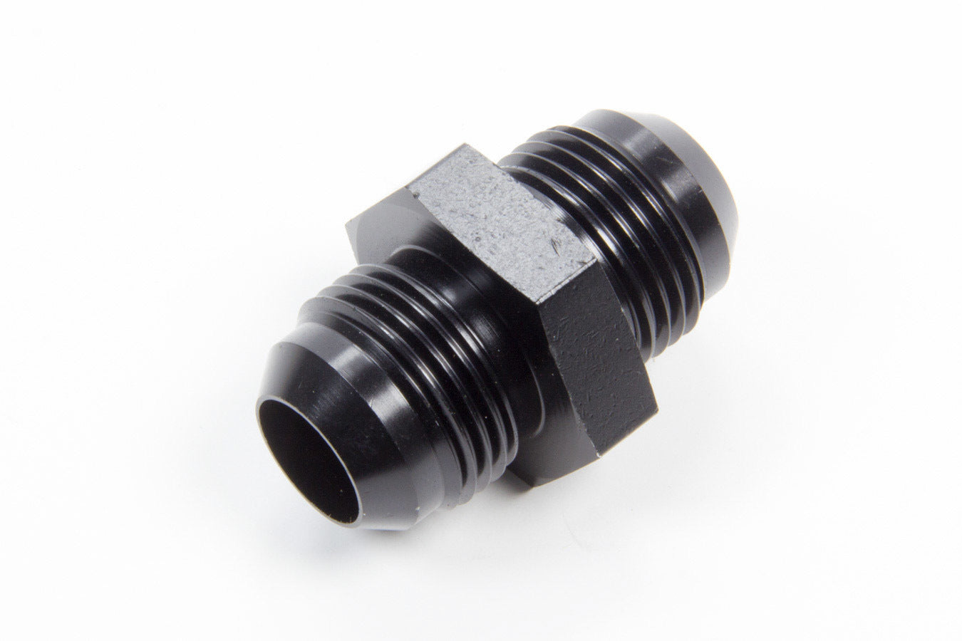 Aeroquip FCM5055 #12 Flare to #12 Flare Aluminum Adapter, Black Anodized