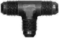 Aeroquip FCM5062 #6 Flare End Union Tee Aluminum Black Anodized