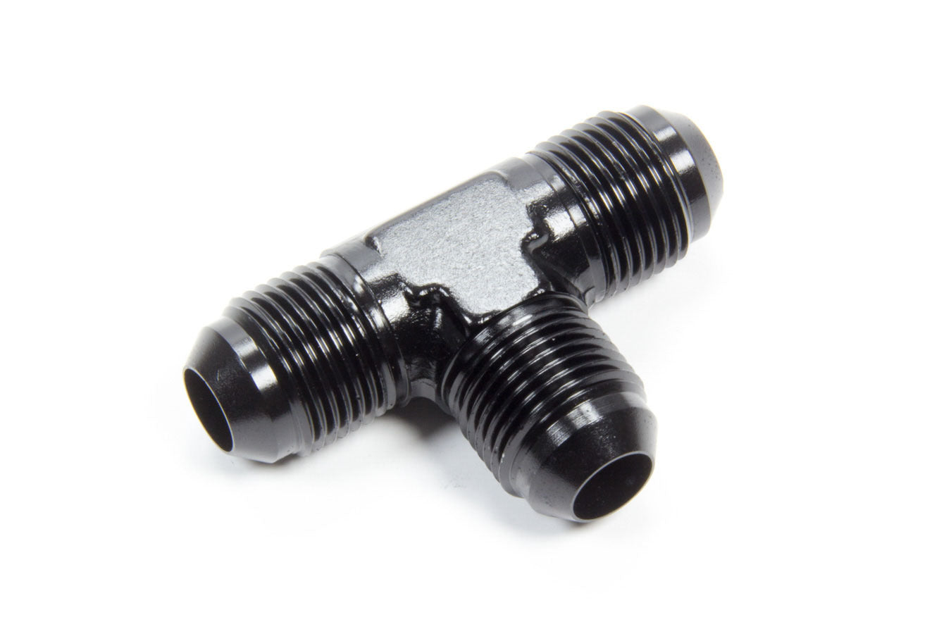 Aeroquip FCM5063 #8 Flare End Union Tee Aluminum Black Anodized