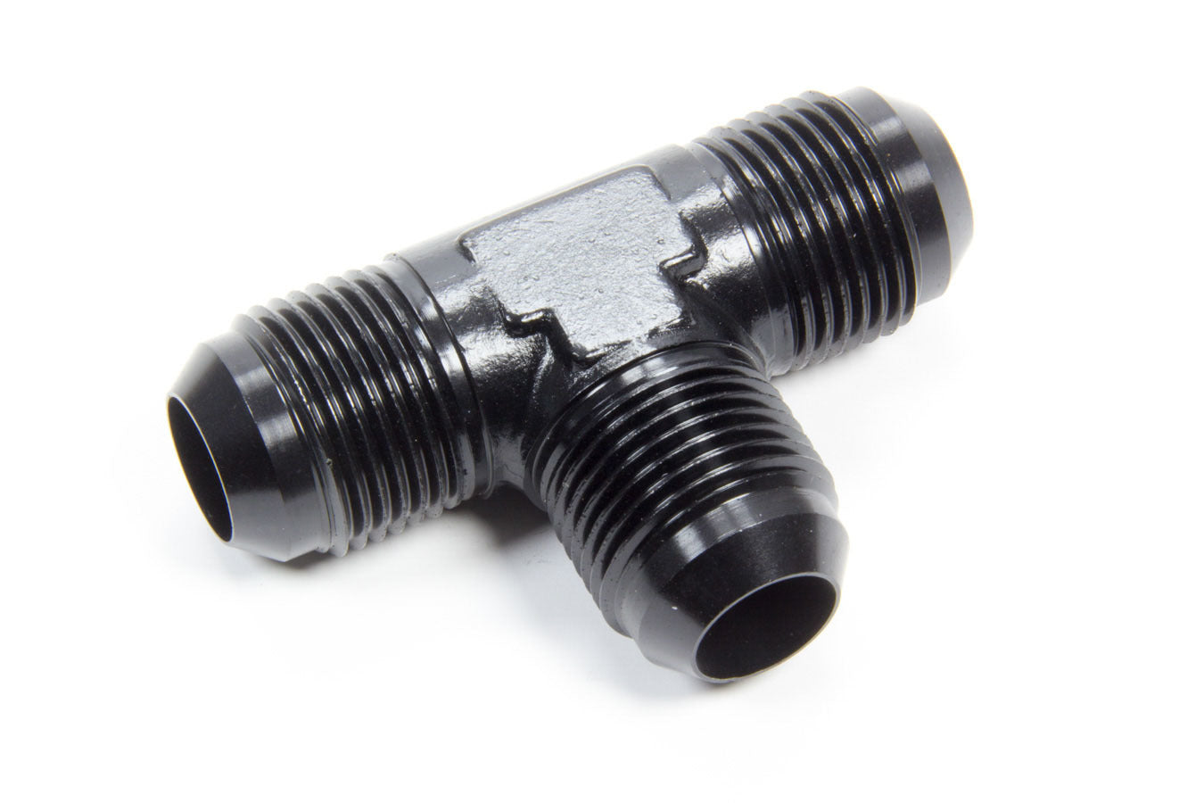 Aeroquip FCM5065 #12 Flare End Union Tee Aluminum Black Anodized