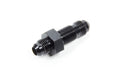 Aeroquip FCM5072 #6 Flare End Bulkhead Union with 6 AN Male Fittings, Aluminum, Black Anodized