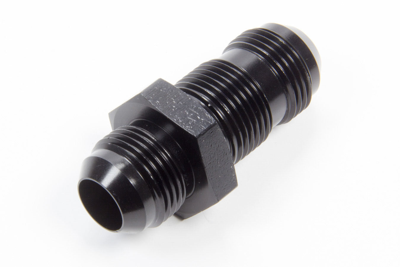 Aeroquip FCM5075 #12 Flare End Bulkhead Union Aluminum Black Anodized