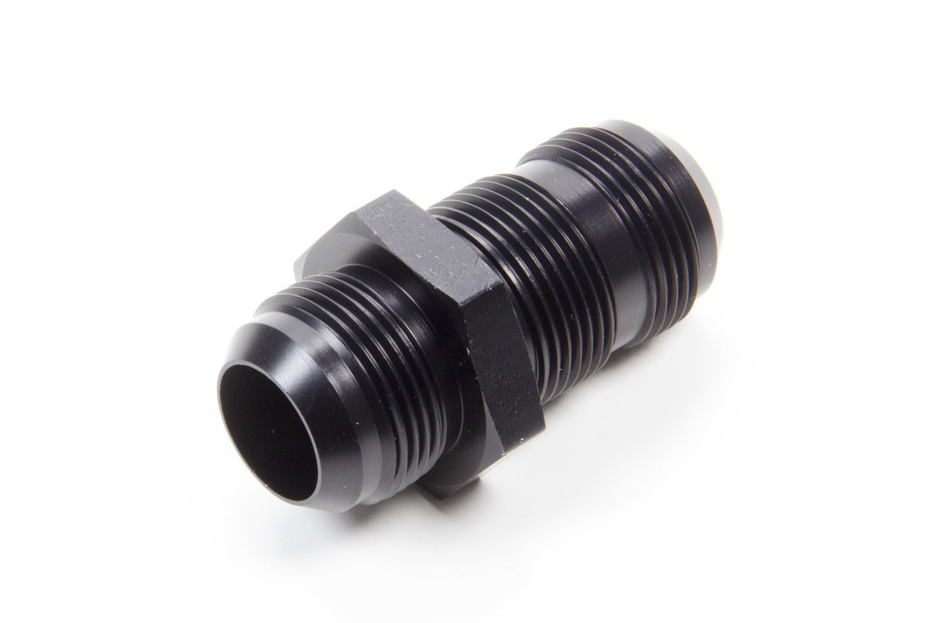 AEROQUIP FCM5076 #16 Flare End Bulkhead Union Black Anodized Aluminum