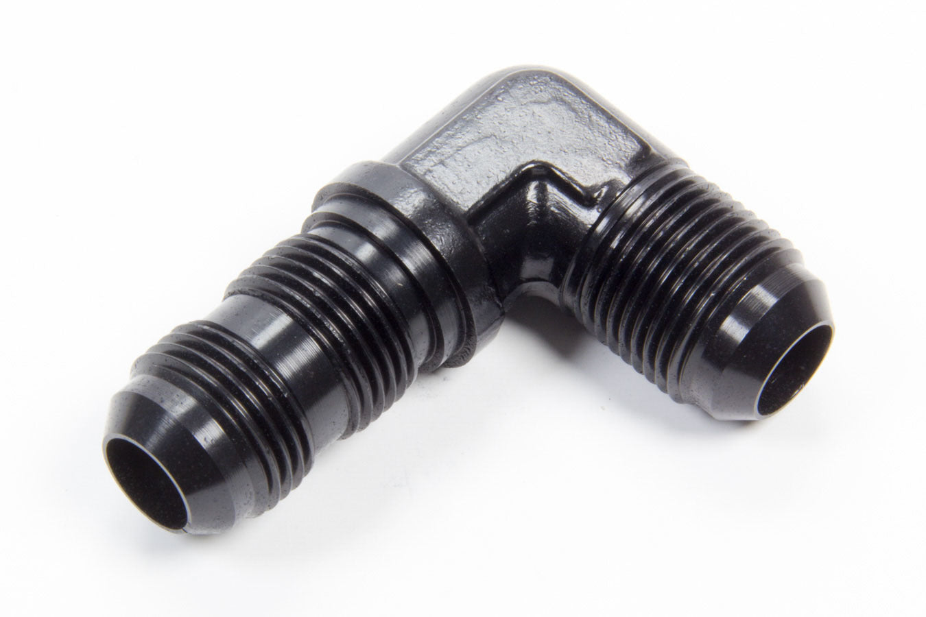 AeroQuip FCM5084 #10 Flare 90 Degree Bulkhead Union Aluminum Black Anodized