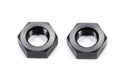 Aeroquip FCM5099 Bulkhead Fitting Nut, 4 AN Aluminum Black Anodized Locknut
