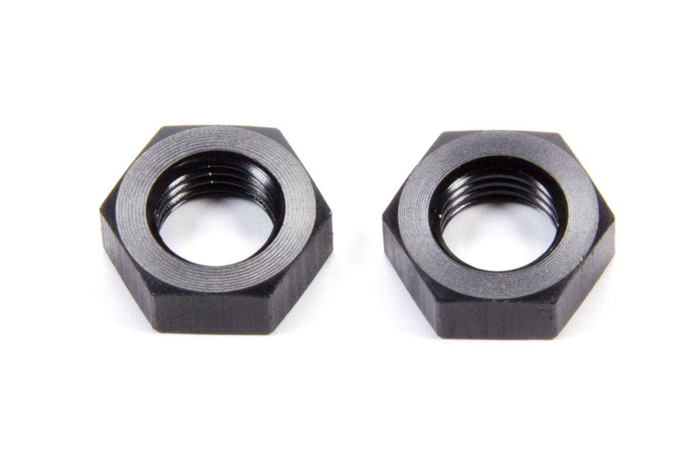 Aeroquip FCM5099 Bulkhead Fitting Nut, 4 AN Aluminum Black Anodized Locknut