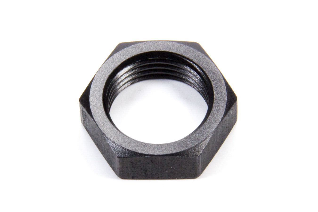 AEROQUIP FCM5104 Aluminum Bulkhead Fitting Nut, 10 AN, Black Anodized Finish