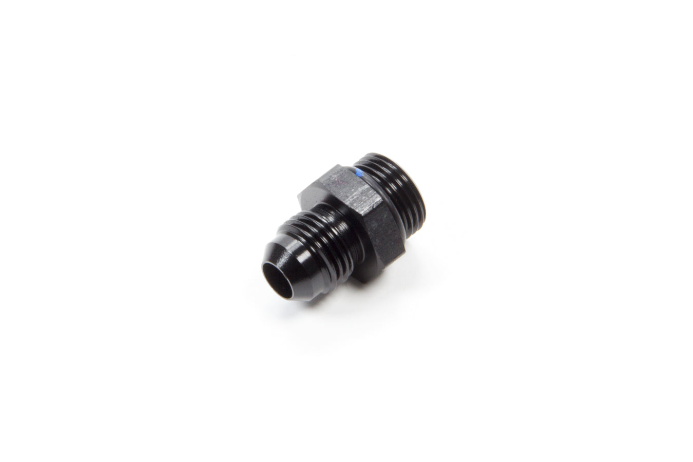 AEROQUIP FCM5112 Carter AFB Adapter, 6 AN Male to 5/8-20 in Male O-Ring, Aluminum, Black Anodized