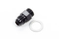 Aeroquip FCM5113 Straight 6 AN Male to 9/16-24 Inch Male Aluminum Adapter Black Anodized