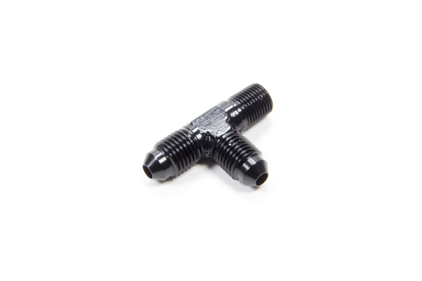 AEROQUIP FCM5124 Aluminum 4AN Male to 4AN Male Adapter Tee with 1/8 Inch NPT Male Thread