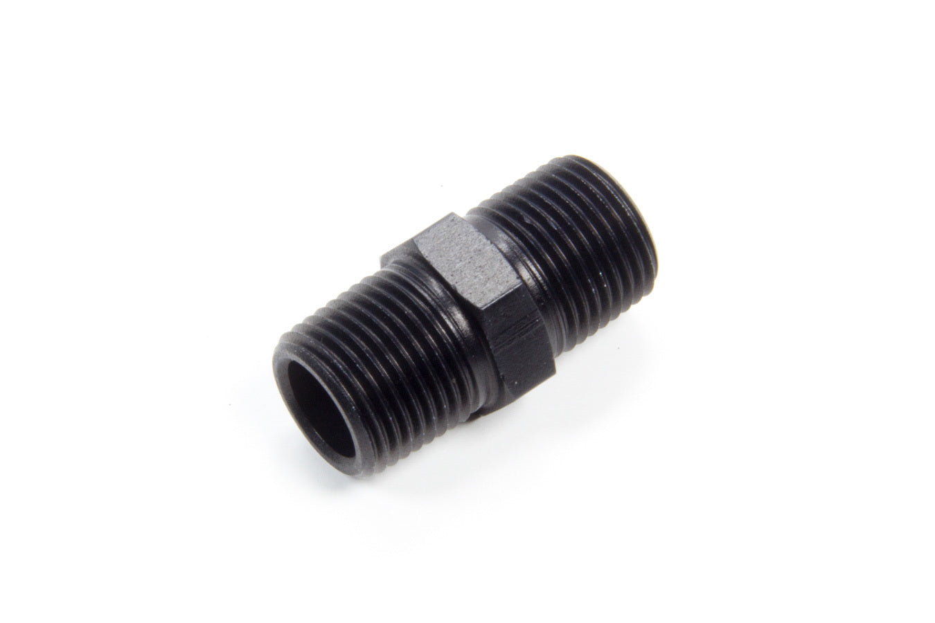Aeroquip FCM5134 3/8 Inch Male Pipe Nipple Aluminum Black Anodized