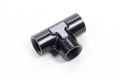 Aeroquip FCM5150 Aluminum Female Pipe Tee 1/8 Inch NPT Black Anodized