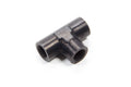 AEROQUIP FCM5151 Aluminum Female Pipe Tee 1/4 Inch NPT Black Anodized Fitting