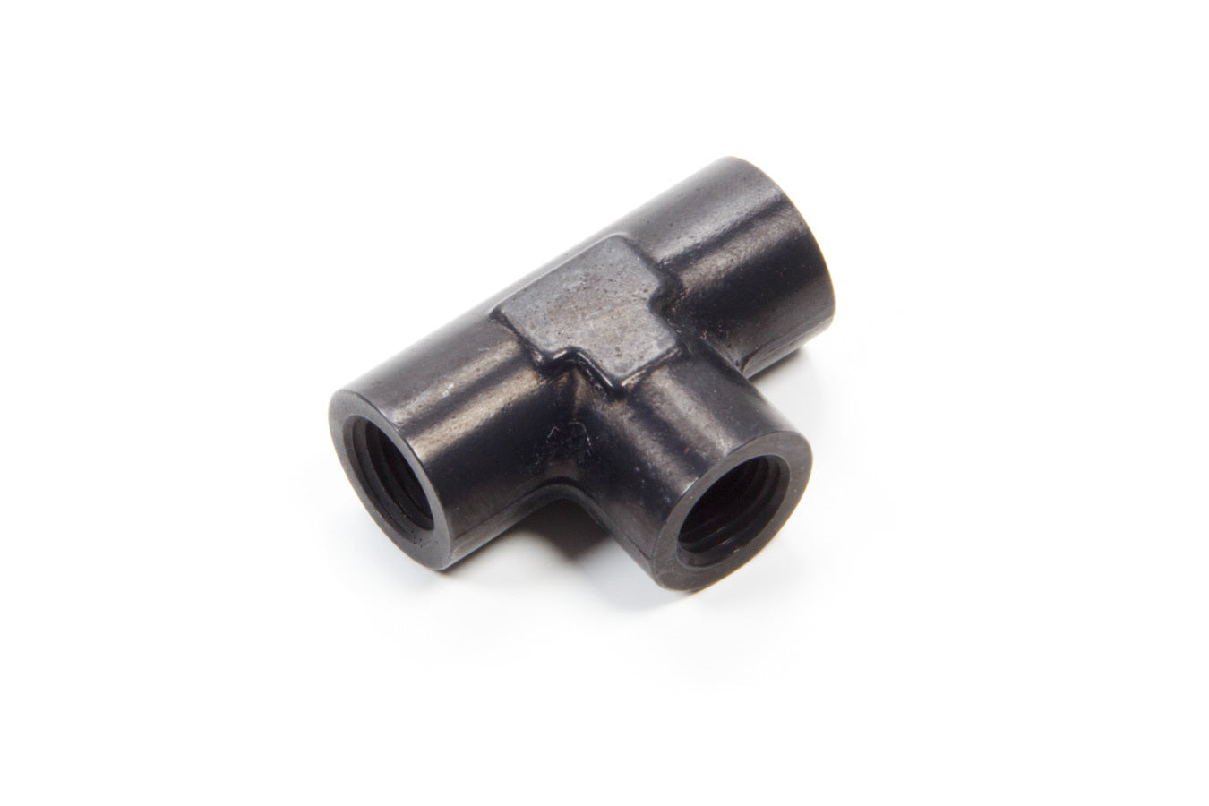 AEROQUIP FCM5151 Aluminum Female Pipe Tee 1/4 Inch NPT Black Anodized Fitting